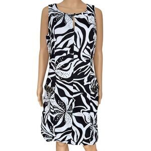 Lilly Pulitzer "Forsythia" shift dress 100% cotton embelished size 10